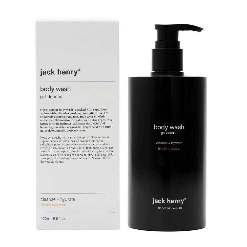 JACK HENRY Body Wash Hinoki Cypress 400ml - Гель для душу з ароматом хінокі - фото №1 JACK HENRY Body Wash Hinoki Cypress 400ml - Гель для душу з ароматом хінокі - фото №1